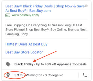Google Ads Holiday Shopping limited time ad extension